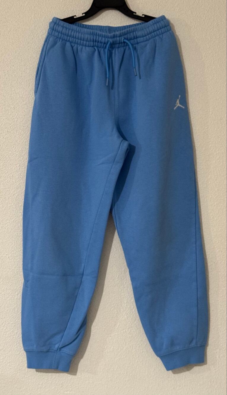 Nike Air Jordan Essentials Brooklyn Fleece Joggers Blue Sweatpants Big Kid Youth